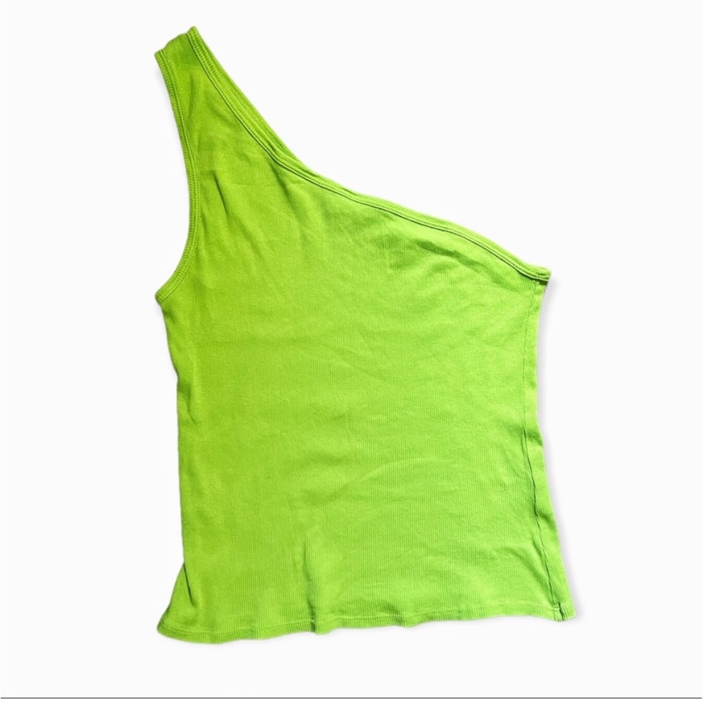 REFORMATION One shoulder ribbed tank